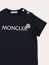 T-shirt in cotone con logo per neonato di Moncler - | Spazio Pritelli