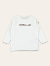 Moncler striped cotton new born gift set - | Spazio Pritelli