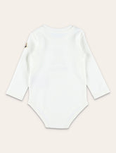 MONCLER Body a Maniche Lunghe Cotone Bear Motivo Bianco - | Spazio Pritelli