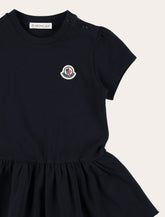 Moncler cotton jersey baby dress - | Spazio Pritelli