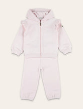 Moncler Set Felpa Con Cappuccio Pantaloni Zip Frappé Bambino - | Spazio Pritelli