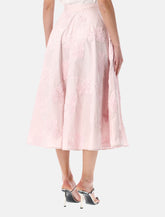 Gonna maxi floreale rosa pastello di Rotate - | Spazio Pritelli