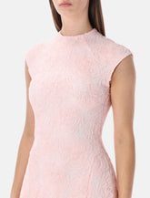 Rotate pink embroidered mesh mini dress - | Spazio Pritelli