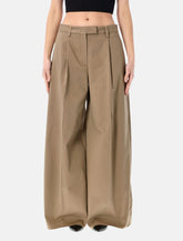 The Latest Deva cotton tailored pants - | Spazio Pritelli