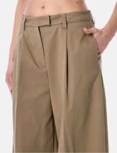 The Latest Deva cotton tailored pants - | Spazio Pritelli