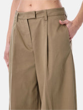 The Latest Deva cotton tailored pants - | Spazio Pritelli