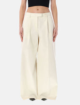 The Latest Deva cotton tailored pants - | Spazio Pritelli