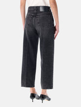 Haikure Betty authentic black cropped jeans - | Spazio Pritelli