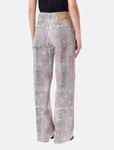 Haikure Winona snake denim - | Spazio Pritelli
