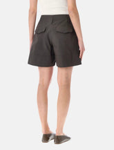 Low Classic Tuck Point turn-up shorts - | Spazio Pritelli
