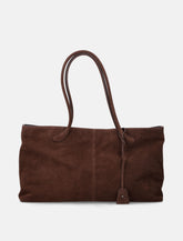 Low Classic Suede Haricot Bag Tote Bag - | Spazio Pritelli