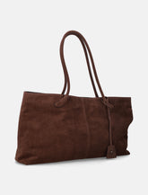 Low Classic Suede Haricot Bag Tote Bag - | Spazio Pritelli
