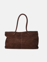 Low Classic Suede Haricot Bag Tote Bag - | Spazio Pritelli