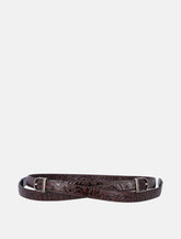 Low Classic leather two-way buckle belt - | Spazio Pritelli