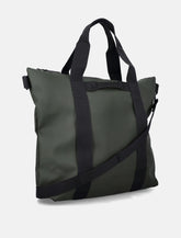 Rains Black Waterproof Tote Bag - | Spazio Pritelli