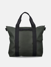 Rains Black Waterproof Tote Bag - | Spazio Pritelli