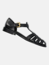 Church's Kelsey Calf Leather Black Sandals - | Spazio Pritelli