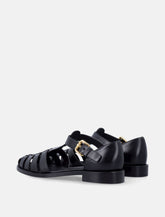 Church's Kelsey Calf Leather Black Sandals - | Spazio Pritelli