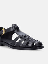 Church's Kelsey Calf Leather Black Sandals - | Spazio Pritelli