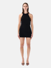 The Andamane Carmen black mini dress - | Spazio Pritelli