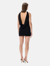 The Andamane Carmen black mini dress - | Spazio Pritelli