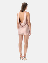 The Andamane Carmen satin mini dress - | Spazio Pritelli