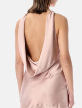 The Andamane Carmen satin mini dress - | Spazio Pritelli