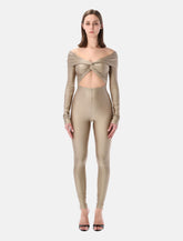 The Andamane stretch off-shoulder cut-out jumpsuit - | Spazio Pritelli