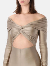 The Andamane stretch off-shoulder cut-out jumpsuit - | Spazio Pritelli