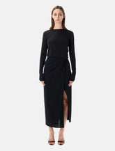The Andamane New Gia split dress - | Spazio Pritelli