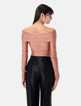 Body drappeggiato con spalle scoperte di The Andamane - | Spazio Pritelli