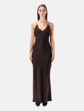 Laurel silk long dress Anine Bing - | Spazio Pritelli