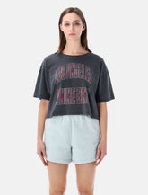 Anine Bing Johnny cropped graphic t-shirt - | Spazio Pritelli