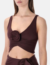 Magda Butrym Rosette swim top - | Spazio Pritelli