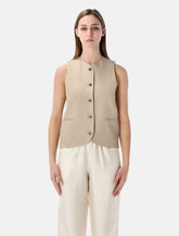 LOULOU Paco tailored vest - | Spazio Pritelli