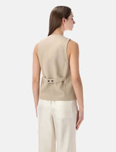 LOULOU Paco tailored vest - | Spazio Pritelli