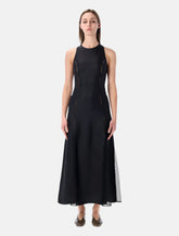 Loulou IRAKA silk twill dress - | Spazio Pritelli