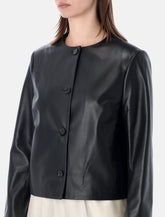 Loulou Raho leather jacket - | Spazio Pritelli
