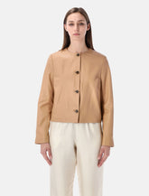 Loulou Raho leather jacket - | Spazio Pritelli