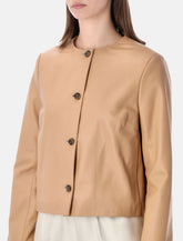 Loulou Raho leather jacket - | Spazio Pritelli