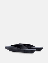 LouLou Diane black leather mules - | Spazio Pritelli