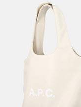 A.P.C. Ninon black small faux leather tote - | Spazio Pritelli