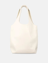 A.P.C. Ninon black small faux leather tote - | Spazio Pritelli