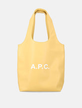A.P.C. Ninon black small faux leather tote - | Spazio Pritelli