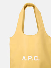 A.P.C. Ninon black small faux leather tote - | Spazio Pritelli