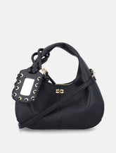 Ganni black Mini Hobo bag - | Spazio Pritelli