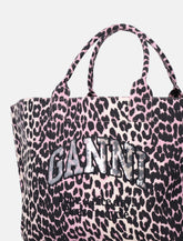Ganni leopard sequin XXL tote - | Spazio Pritelli