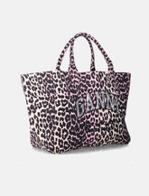 Tote XXL Ganni leopardata - | Spazio Pritelli