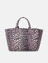 Tote XXL Ganni leopardata - | Spazio Pritelli