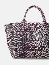 Tote XXL Ganni leopardata - | Spazio Pritelli